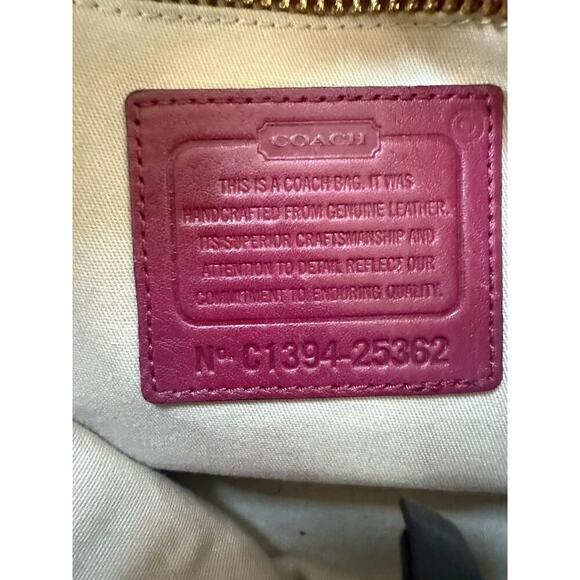 Coach Legacy Air Bag Crossbody Adjustable Length Chain Port Wine 25362 - Picture 11 of 16